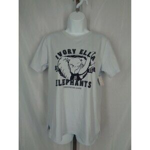 Ivory Ella Moonstone Elephant Graphic T-Shirt Size Small New